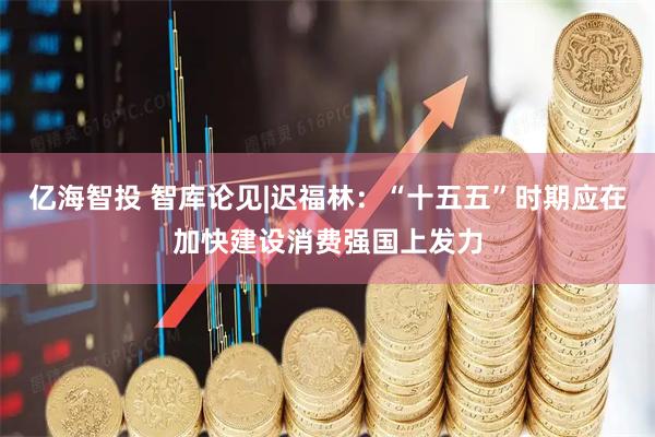 亿海智投 智库论见|迟福林：“十五五”时期应在加快建设消费强国上发力